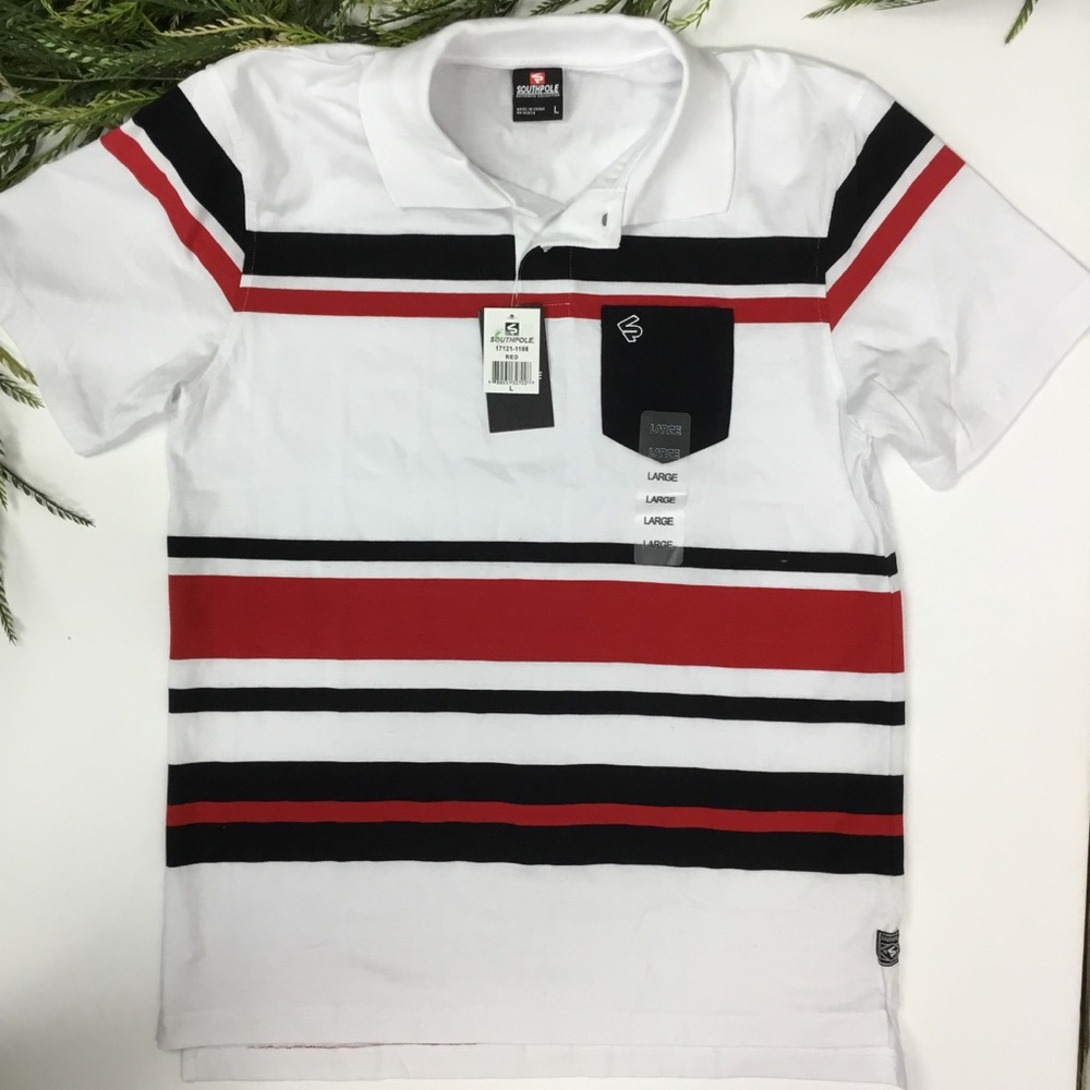 NWT South Pole stripes polo